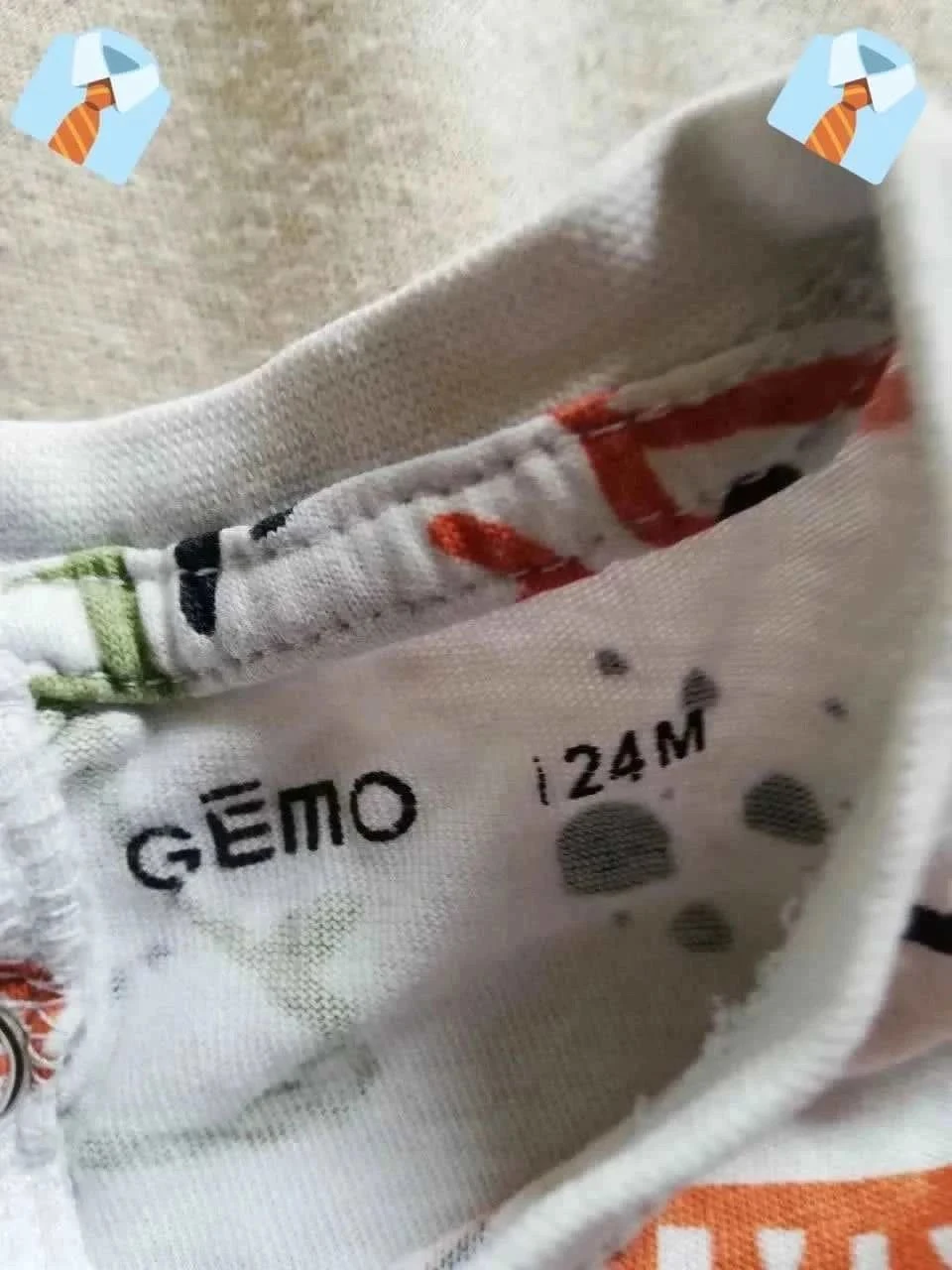 Gémo T-shirt baby krokodil 24 maanden Goede staat speels goedkoop – photo 3